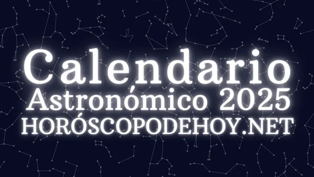 Calendario Astronómico 2025